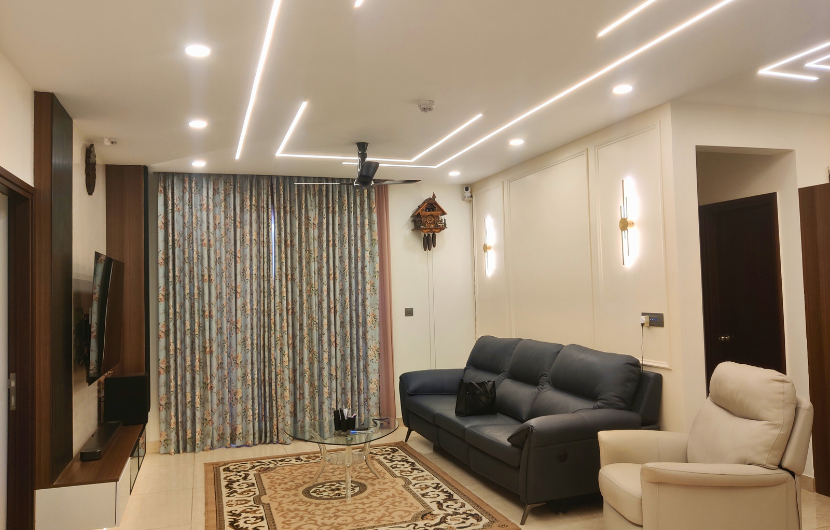 Meera residence Living room interior design